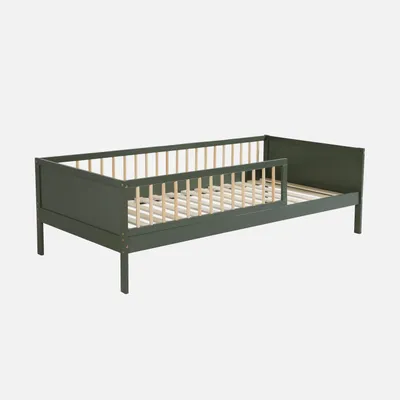 Produktbild von sweeek - Kinderbett 90 x 190 cm aus Kiefernholz Lattenrost inklusive - Grün