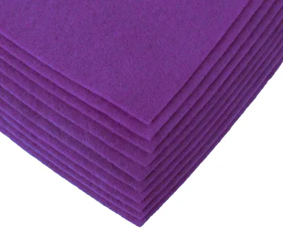 Produktbild von Bastelfilz Bögen 10er-Pack flex Filz A4, Stärke 1,5-2mm, Filzplatte, 50 Farben