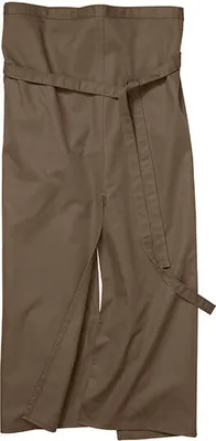 Immagine prodotto di CG Workwear 00110-01 | Grembiule a fessura Milano 100 x 100 cm Lavabile fino a 95 °C Fessura per camminare - Colore: Taupe - Dimensioni: 100 x 100 cm