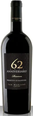 Produktbild von San Marzano 62 Anniversario Primitivo di Manduria Riserva 2019 | Puglia , Italien | 750ml 14.50% Vol.