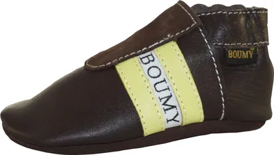 Produktbild von Boumy Trackshoe Leder Krabbelschuhe Lauflernschuhe Babyschuhe braun 2312, Schuhgröße:19 EU