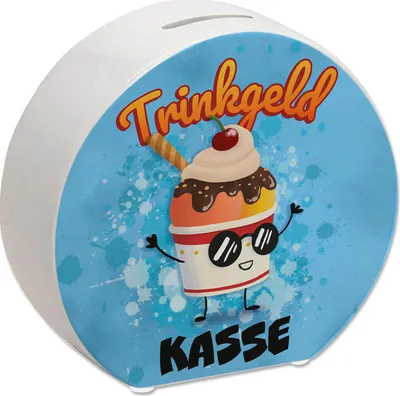 Produktbild von Trinkgeldkasse Spardose mit süßem Eisbecher