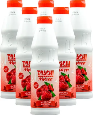 Produktbild von Dessert-Soße-HIMBEERE Topping-Eis-Sauce von TOSCHI 6x 1KG