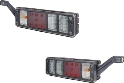 Obrázok produktu pre Sada zadných svetiel ľavá pravá 24 V PY21W LED HELLA vhodná pre rôzne vozidlá.