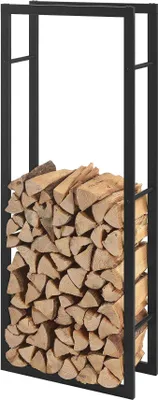 Produktbild von Kaminholzregal 60x150x25cm Brennholzregal Feuerholzregal Holzhalter