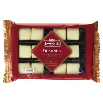 Zdjęcie produktu dla Lambertz Dominos Aachener z polewą z białej czekolady 150g