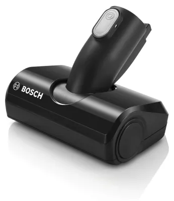 A black vacuum cleaner attachment with the Bosch logo on a white background.