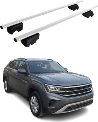 Image de Barres de toit Transversales pour VW Atlas Cross Sport 2020-2023 ABE Grau