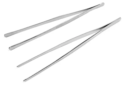 Küchenzangen 2er-Set, 30 cm, Edelstahl, Grillzange, präzise