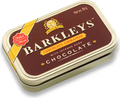 Obrázek produktu pro Barkleys Chocolate Cinnamon Dragees s hořkou čokoládou a skořicí 50g