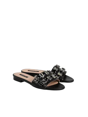 Obrázok produktu pre Patrizia Pepe Slippers - 2V9618 A5B1 - Black- Veľkosť: 36(EU)