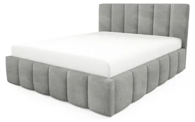 Productafbeelding van Gestoffeerd bed met opbergruimte Nerom Woestijngrijs 140 × 200 cm