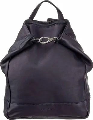 Produktbild von Bagsac Damen Leder Cityrucksack B588009 schwarz