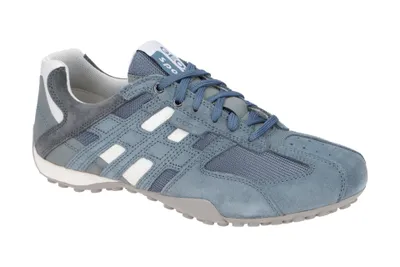 Produktbild von Geox SNAKE Herrenschuhe - Sneakers - Halbschuhe blau Freizeit NEU