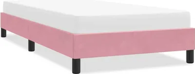 Obrázok produktu pre Maison Exclusive - Rám postele bez matraca Ružová 100x220 cm Zamat