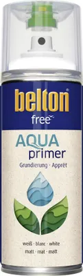 Produktbild von belton free Lackspray AQUAprimer Grundierung 400 ml weiß matt