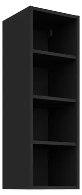Produktbild von Hängeschrank Regal 30 cm Schwarz matt Küchenzeile Küche SIENA / MONZA / ARONA