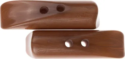Immagine prodotto di Bottone - set di 3 - 50x15 mm - Marrone