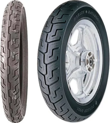 Produktbild von Paar Motorradreifen Dunlop 100/90-19 57H + 160/70-17 73H D401 H.d.