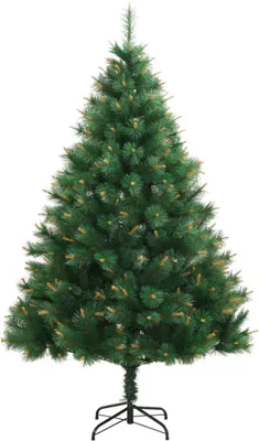 Obrázok produktu pre vidaXL Umelý vianočný stromček skladací so stojanom 240 cm