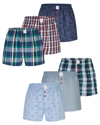 Produktbild von Phil & Co. Berlin Herren Boxer Classics 6-Pack mehrfarbig2 - Größe XL
