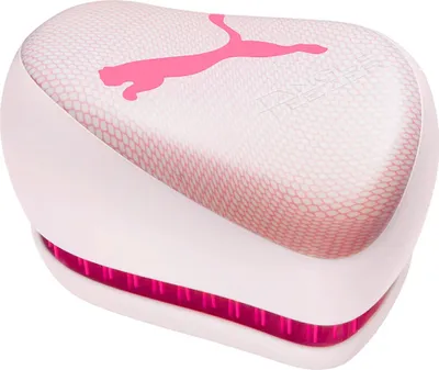 Produktbild von Tangle Teezer Compact Styler, Erwachsener, Paddelhaarbürste, Pink, Weiß, Abbildung, Mädchen, 1 Stück(e)