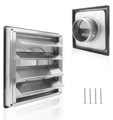 Immagine prodotto di Griglie di ventilazione in acciaio inossidabile con zanzariera