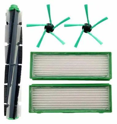 Produktbild von Für Vorwerk Kobold VR200 geeignete Staubsauger-Filterbürsten-Sets