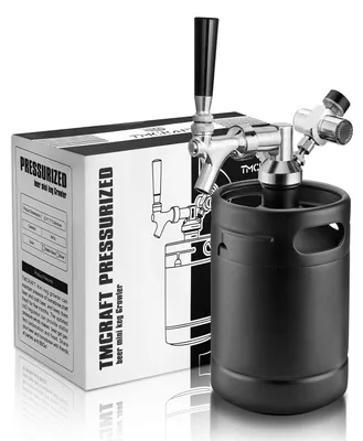 Mini Edelstahl-Bierfass 2L mit Zapfanlage und CO2-Regler