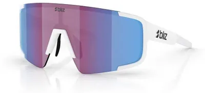 Zdjęcie produktu dla Okulary przeciwsłoneczne Bliz P003, małe, przezroczne, z soczewkami Nano Optics, w kolorze nordyckiej begonii-fioletu z niebieskimi soczewkami wielowarstwowymi / kategoria 2
