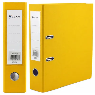 Imagen del producto de Carpeta de documentos A4/Mecanismo de palanca de 75 mm Amarillo