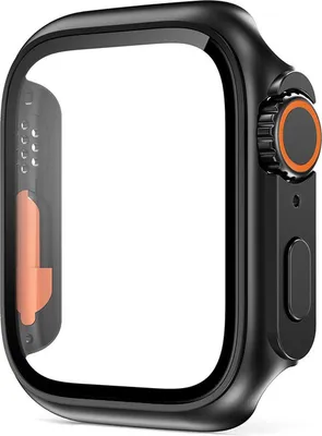 Produktbild von Stravo iWatch Schutzhülle 40 mm – kompatibel mit Apple Watch 4/5/6/SE/SE2 – TPU-Bumper mit Displayschutz – hochsensibel – Schwarz