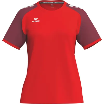 Produktbild von Erima Wings Trikot Kurzarm Damen - Rot / Bordeaux  | Größe: 44