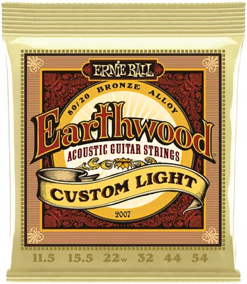 Zdjęcie produktu dla Struny Ernie Ball Earthwood Custom Light Acoustic 80/20 Bronze 11,5-54 (2007)