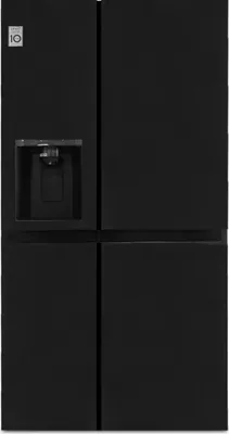 Produktbild von LG GSLC41EPPE, Freistehend, Amerikanische Tür, Schwarz, 2 Tür(en), LED, Innen