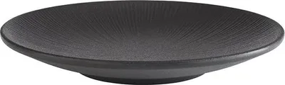 Produktbild von APS 85063 Teller NERO, Ø 21 cm, Höhe 3 cm, Melamin, schwarz