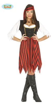 Produktbild von Piratin Kostüm für Damen Gr. M/L, Größe:L