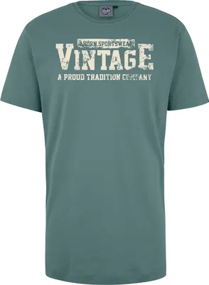 Produktbild von Übergrößen T-Shirt Vintage beige AHORN SPORTSWEAR Smockey Green 7XL