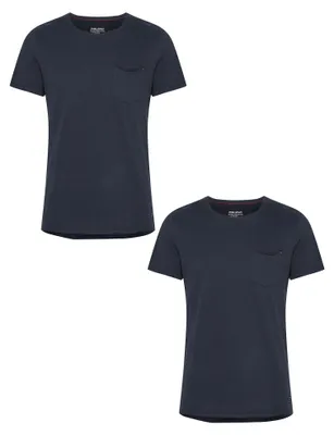 Produktbild von BLEND Rundhals T-Shirt 2-er Stück Pack Kurzarm Shirt Basic Set BHNOEL Größe: S