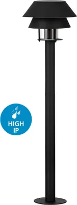Image de Eglo 900803 CHIAPPERA E27 Lampadaire extérieur Ø220mm Noir Blanc IP65