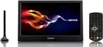 Produktbild von Lenco TFT-1028BK - Tragbarer LCD-TV 10" DVB-T2 und HDMI - Schwarz