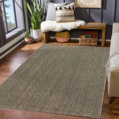 Produktbild von TT Home In- und Outdoor Loop Teppich Modern Robust Wetterfest Für Terrasse Wohnzimmer Küche Einfarbig Naturtöne Weiche Struktur Größe 160x220 cm