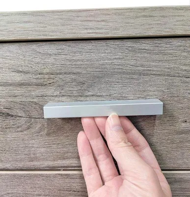 Zdjęcie produktu dla 10 sztuk klamek, 32 mm, aluminium, uchwyty do szuflad, uchwyty kuchenne