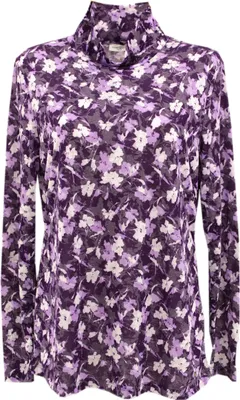 Produktbild von 29728 Gerry Weber, ,  Damen Shirt Pulli, Jersey, lila weiß floral, 44