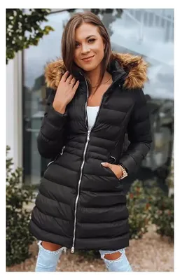 Productafbeelding van Dstreet dameswinterjas, kleur zwart, maat L