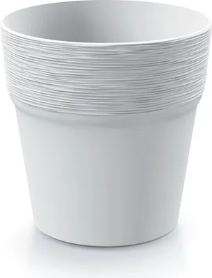 Produktbild von Prosperplast Blumentopf FURU Weiß 12,2 cm