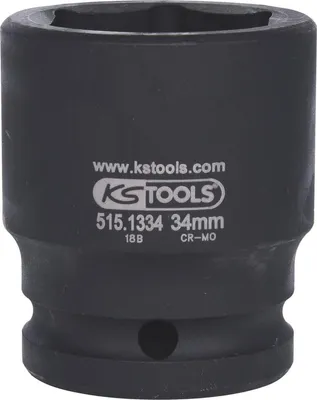 Produktbild von 6-kant Schlagschrauber-Stecknuss 3/4, 34 mm auf Karte - KSTOOLS - 515.1334-E"