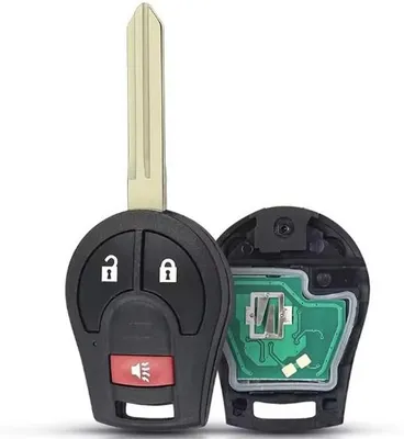 Zdjęcie produktu dla Programowalny kompletny klucz samochodowy, kompatybilny z Nissan Qashqai, X-Trail, Navara, Pathfinder, Murano, Infiniti FX – 2+1 przycisków, chip ID46, 433MHz, FCC CWTWB1U751