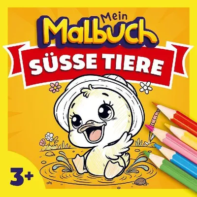 Produktbild von Malbuch Tiere für Kinder ab 3 Jahren