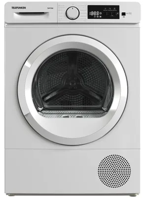 Produktbild von Telefunken Wärmepumpentrockner für 7 kg Wäsche, Trockner Frontlader, Wäschetrockner mit Knitterschutz, leise, TWP7EW